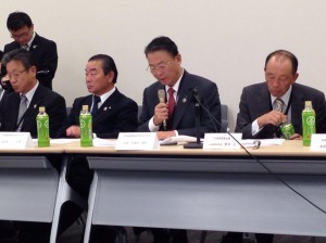 茨城県農林水産業団体連絡会と国会議員との懇談会に出席