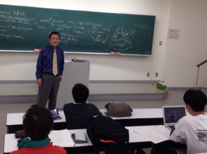 日本の政治と解散、総選挙の課題について横浜国立大学で講義