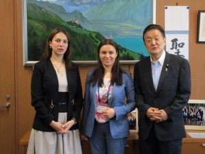ウクライナの女性国会議員二人の来訪