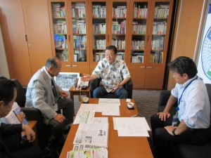 全国宅建政治連盟山田会長から、教育研修事業に関する要望