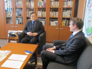 ラス・アンドレ・リヒター、フリードリヒ・ナウマン財団（FNF）韓国事務所代表の訪問を受けました