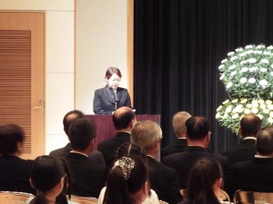 高萩市戦没者追悼式で、追悼のお言葉を述べさせて頂きました