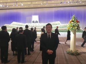 ジャパンタイムズ元会長、ニフコ元会長の小笠原敏晶さんのお別れ会に参列しました