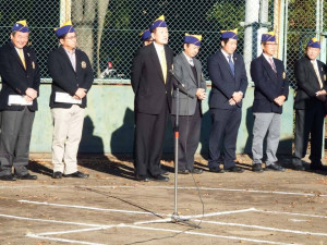 水戸東ライオンズクラブ杯争奪水戸市中学校野球大会の開会式に出席しました