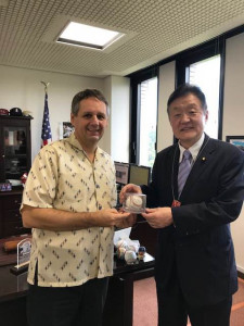 エレンライク沖縄米国総領事と旧交を温めました