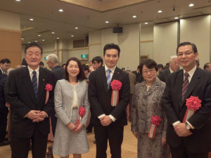 大畠章宏章宏前衆議院議員に感謝し、浅野さとし衆議院議員を激励する会に出席しました