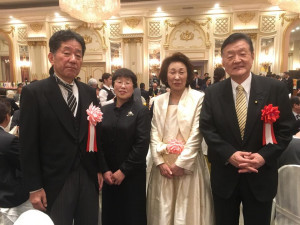 サザコーヒー鈴木誉志男会長の旭日小綬章受賞を祝う会に出席しました