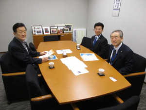 茨城県弁護士会星野会長と日本弁護士会小川原副会長から要望を頂きました。