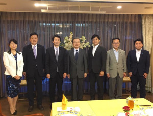 程永華中国大臣と国民民主党幹部との懇談会を行いました